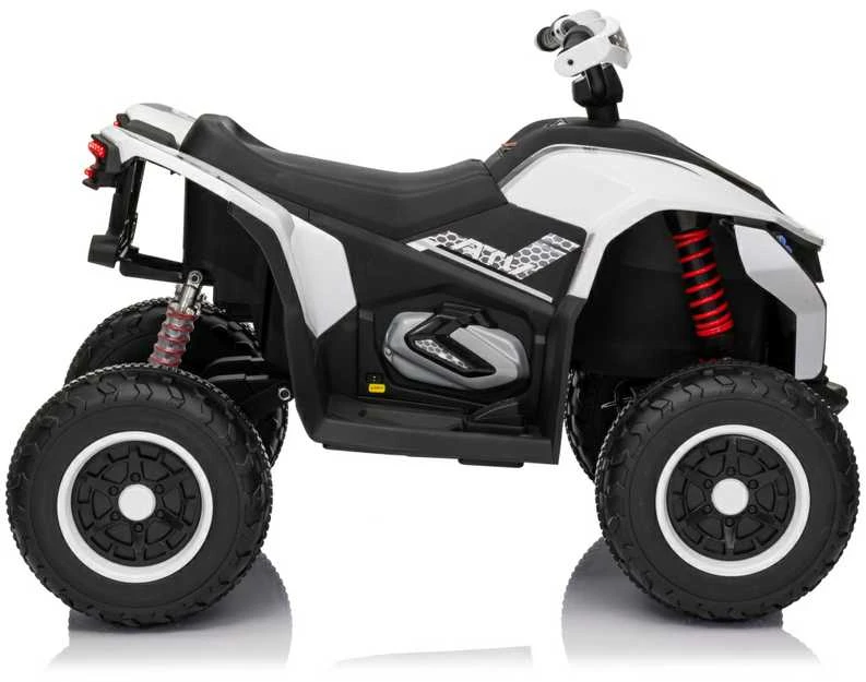 Elektrinis keturratis Fast Wheel, Baltas