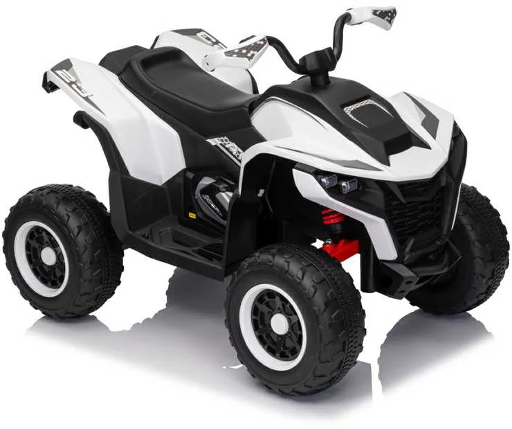 Elektrinis keturratis Fast Wheel, Baltas