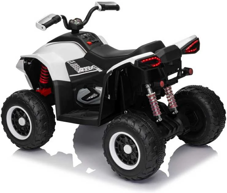 Elektrinis keturratis Fast Wheel, Baltas