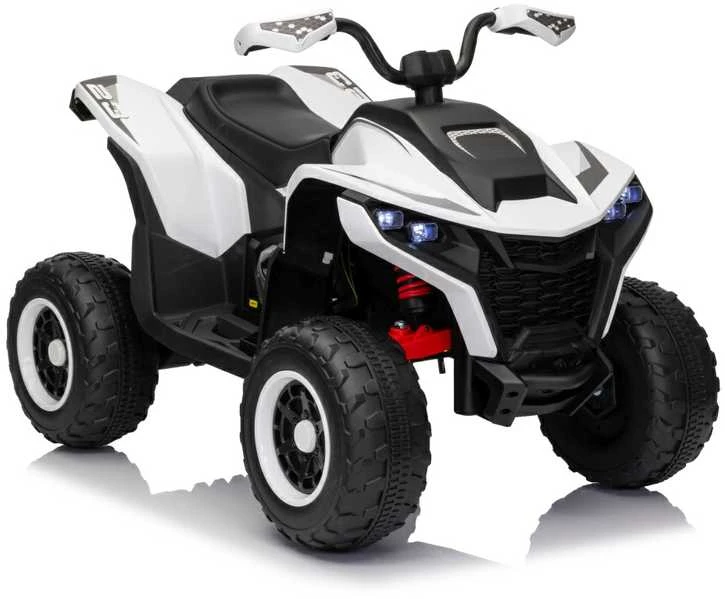 Elektrinis keturratis Fast Wheel, Baltas