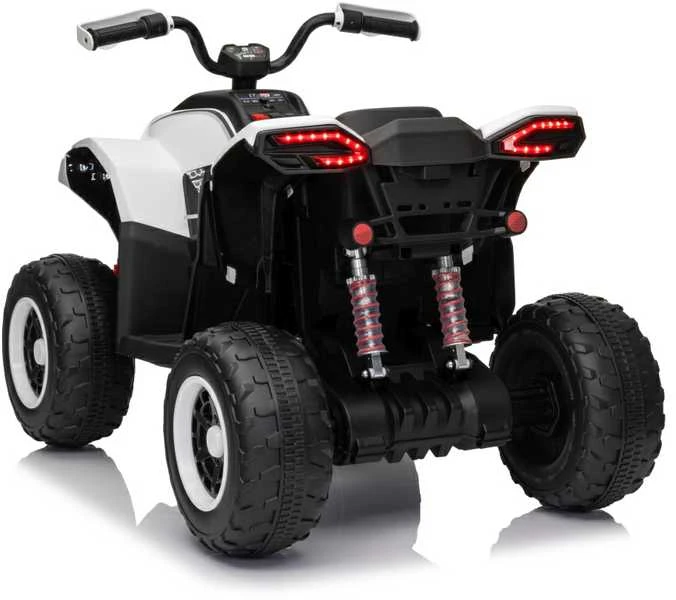 Elektrinis keturratis Fast Wheel, Baltas