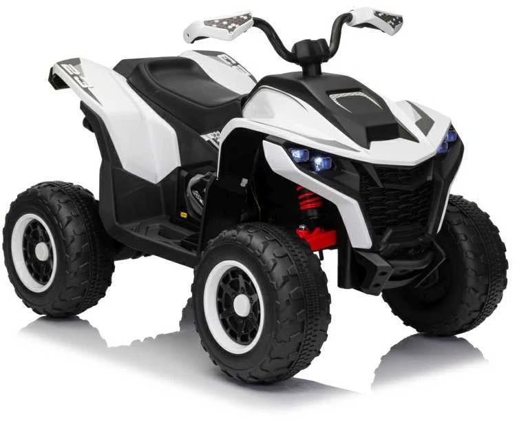 Elektrinis keturratis Fast Wheel, Baltas