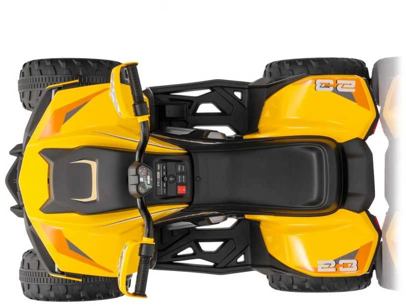 Elektrinis keturratis Fast Wheel, Geltona