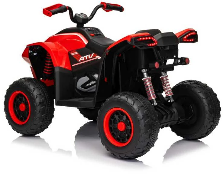 Elektrinis keturratis Fast Wheel, Raudona