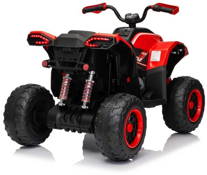 Elektrinis keturratis Fast Wheel, Raudona