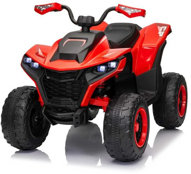 Elektrinis keturratis Fast Wheel, Raudona