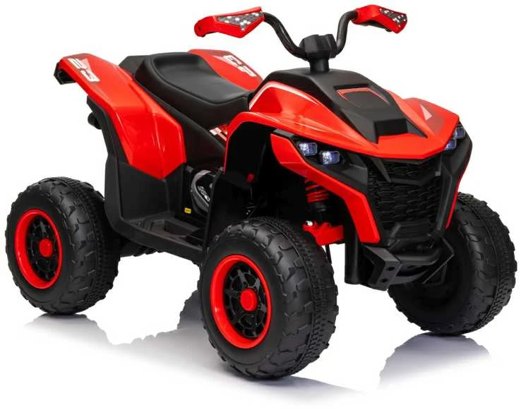 Elektrinis keturratis Fast Wheel, Raudona