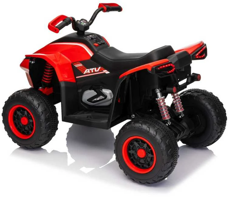 Elektrinis keturratis Fast Wheel, Raudona
