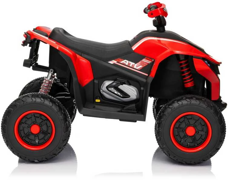 Elektrinis keturratis Fast Wheel, Raudona