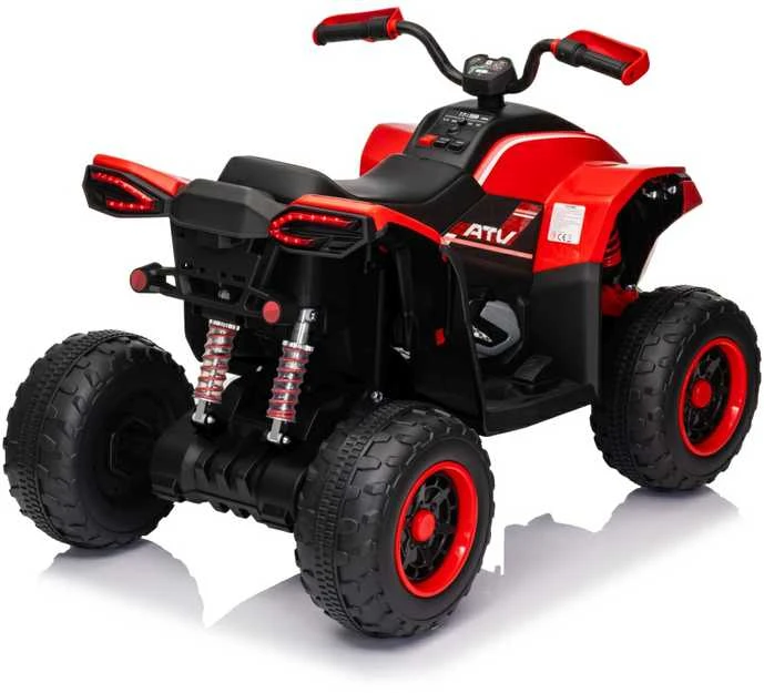 Elektrinis keturratis Fast Wheel, Raudona