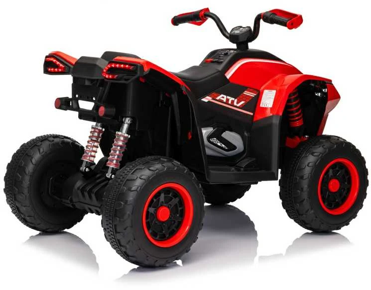 Elektrinis keturratis Fast Wheel, Raudona