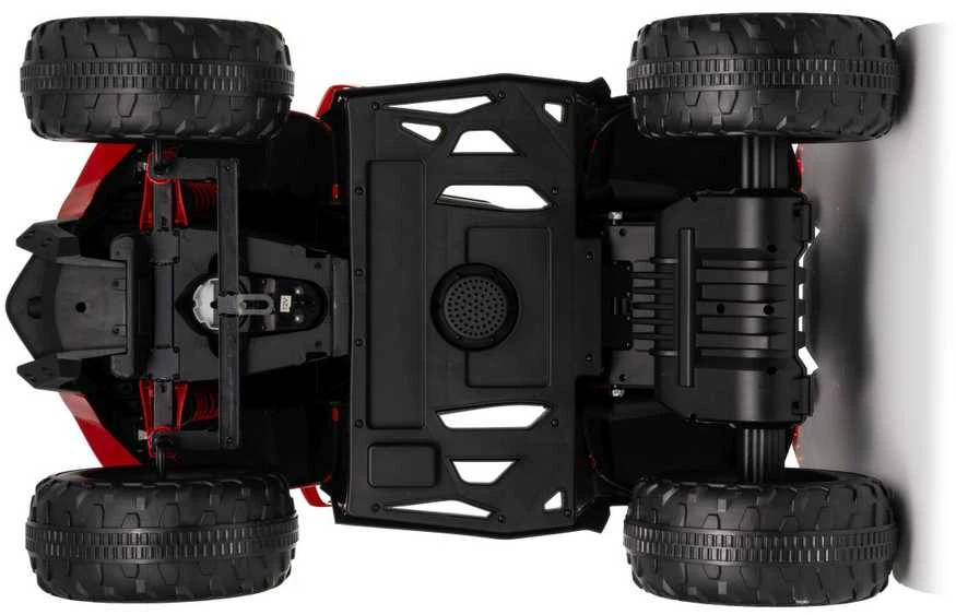 Elektrinis keturratis Fast Wheel, Raudona