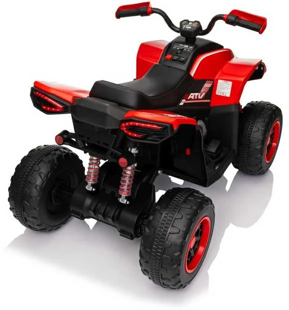 Elektrinis keturratis Fast Wheel, Raudona