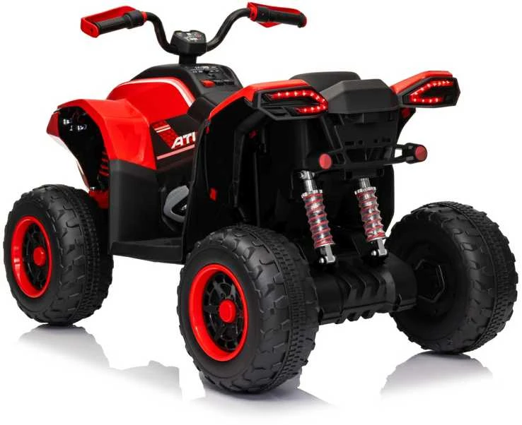Elektrinis keturratis Fast Wheel, Raudona