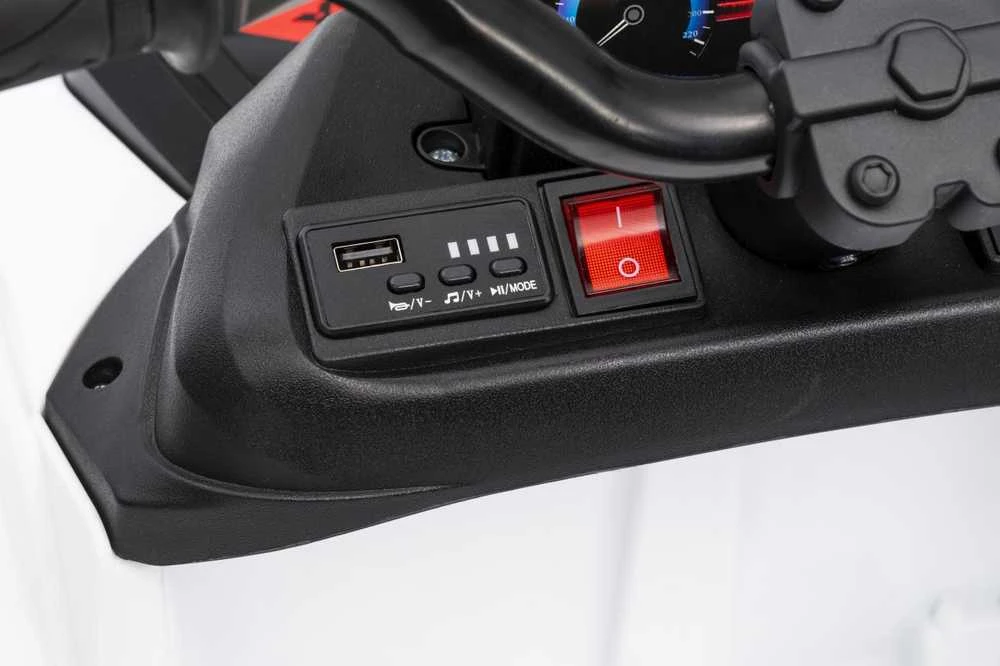Dvivietis elektrinis keturratis Extreme Sport TX ATV 4x4, Baltas