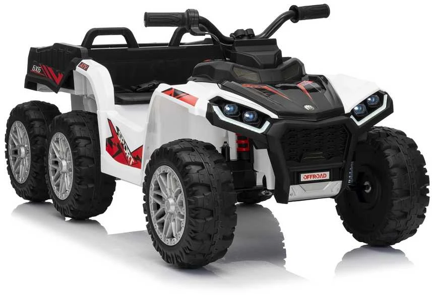 Dvivietis elektrinis keturratis Extreme Sport TX ATV 4x4, Baltas