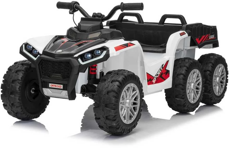 Dvivietis elektrinis keturratis Extreme Sport TX ATV 4x4, Baltas