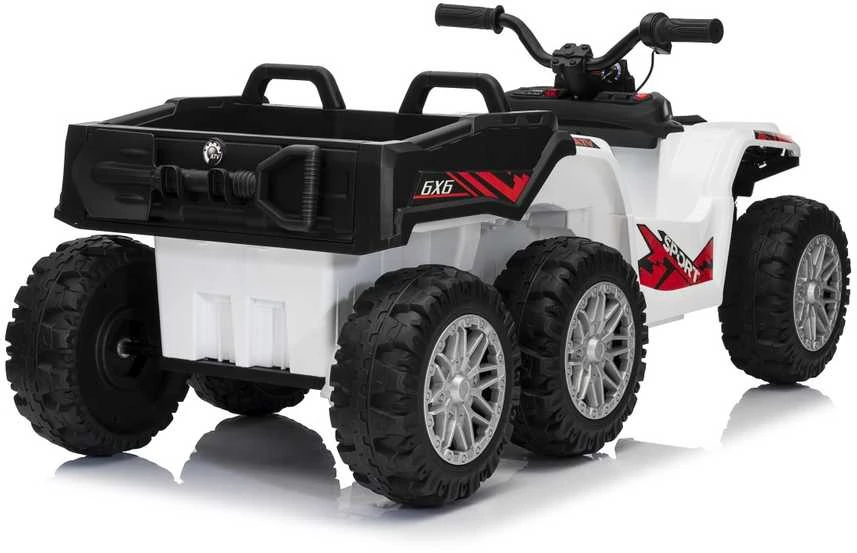 Dvivietis elektrinis keturratis Extreme Sport TX ATV 4x4, Baltas