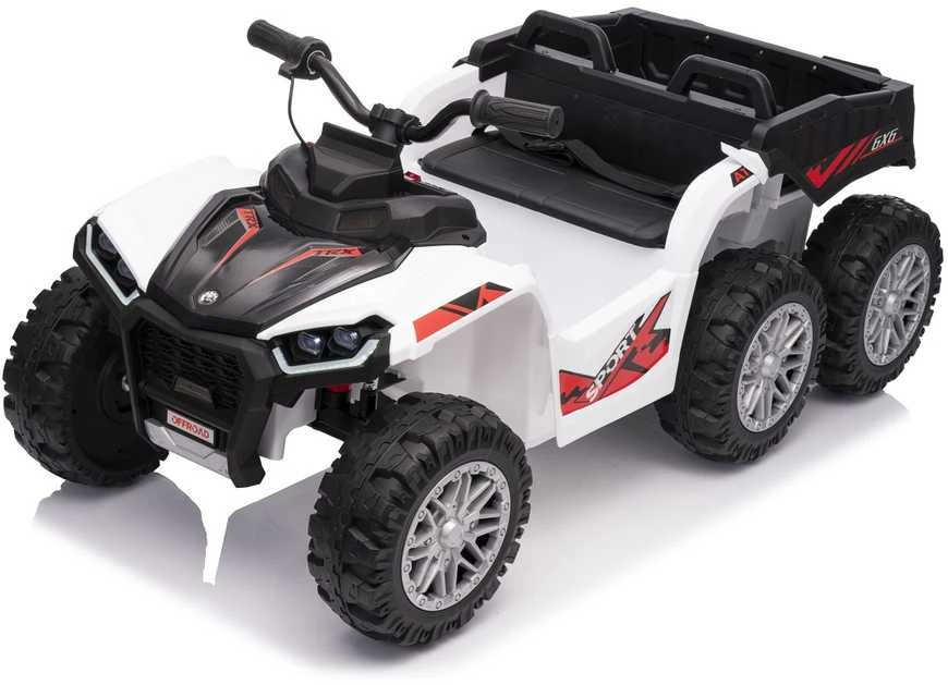 Dvivietis elektrinis keturratis Extreme Sport TX ATV 4x4, Baltas