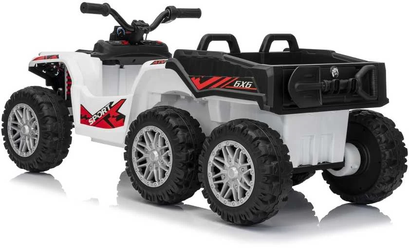 Dvivietis elektrinis keturratis Extreme Sport TX ATV 4x4, Baltas