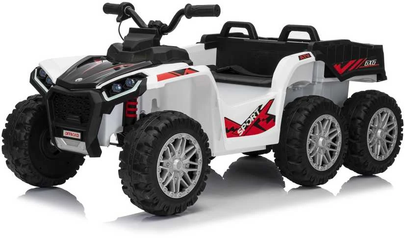 Dvivietis elektrinis keturratis Extreme Sport TX ATV 4x4, Baltas