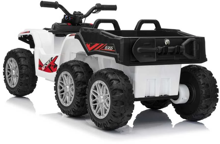 Dvivietis elektrinis keturratis Extreme Sport TX ATV 4x4, Baltas