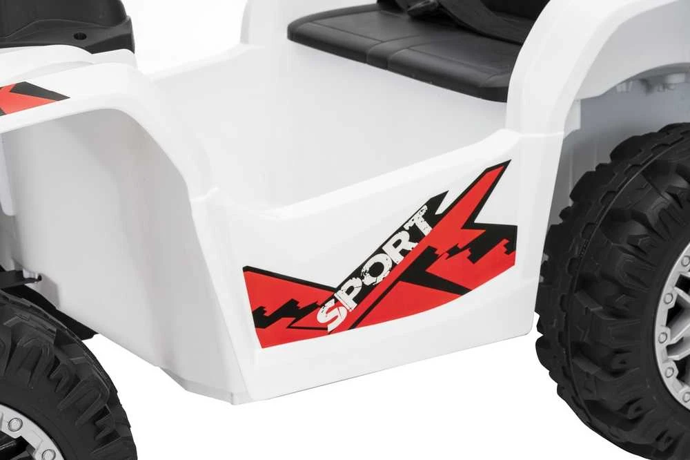 Dvivietis elektrinis keturratis Extreme Sport TX ATV 4x4, Baltas