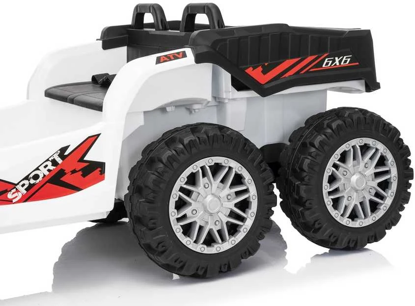 Dvivietis elektrinis keturratis Extreme Sport TX ATV 4x4, Baltas