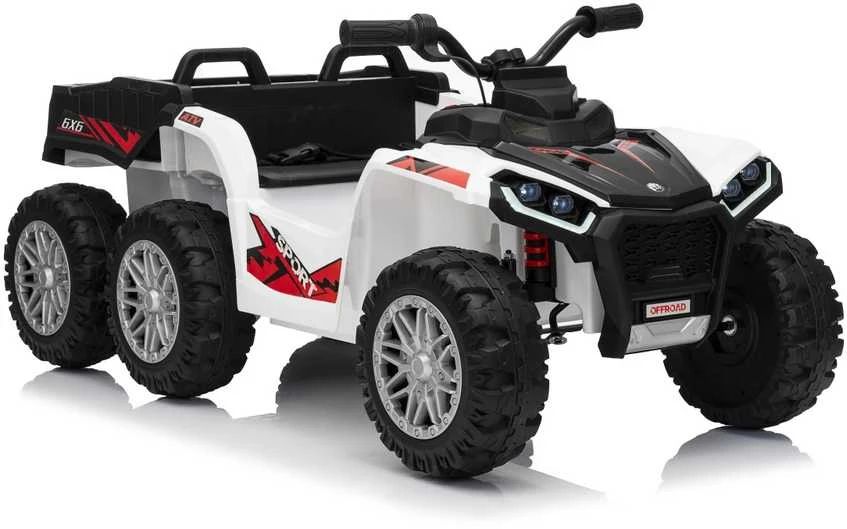 Dvivietis elektrinis keturratis Extreme Sport TX ATV 4x4, Baltas