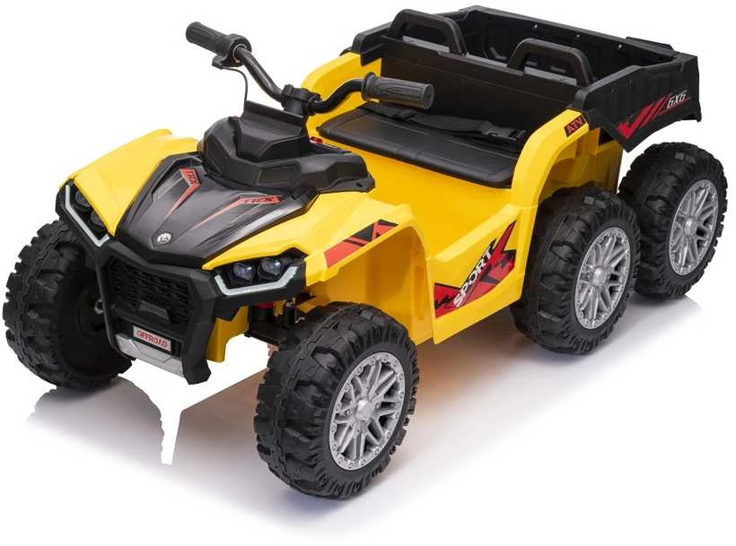 Dvivietis elektrinis keturratis Extreme Sport TX ATV 4x4, Geltona