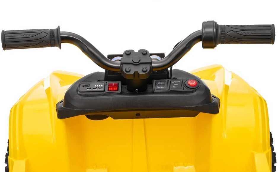Dvivietis elektrinis keturratis Extreme Sport TX ATV 4x4, Geltona