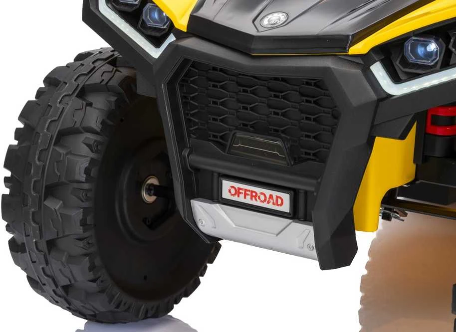 Dvivietis elektrinis keturratis Extreme Sport TX ATV 4x4, Geltona