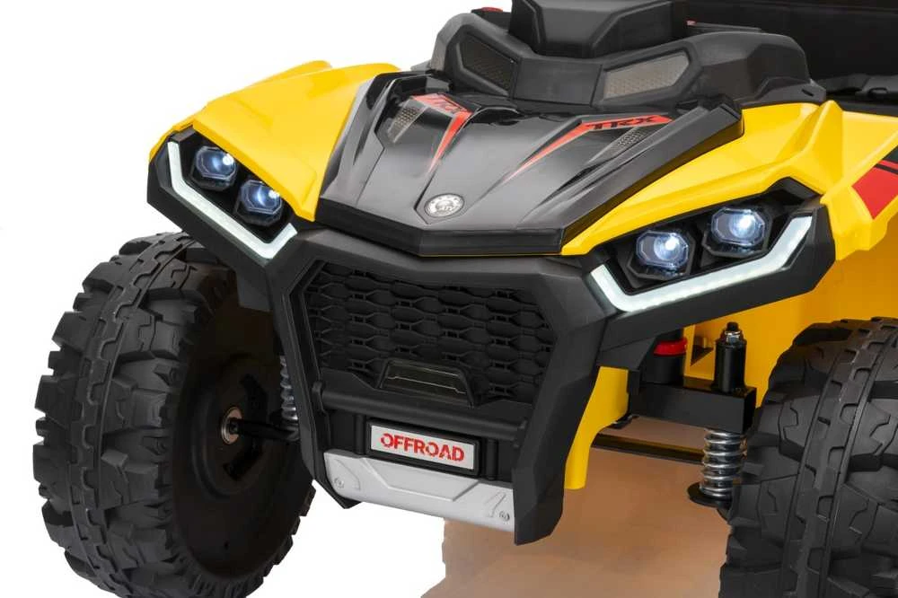 Dvivietis elektrinis keturratis Extreme Sport TX ATV 4x4, Geltona