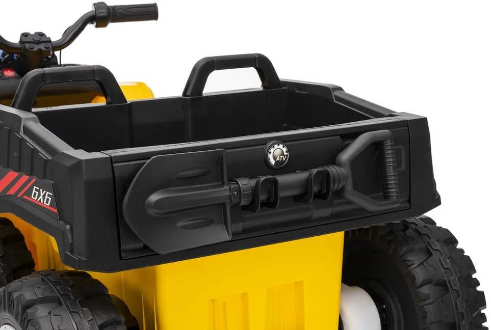 Dvivietis elektrinis keturratis Extreme Sport TX ATV 4x4, Geltona