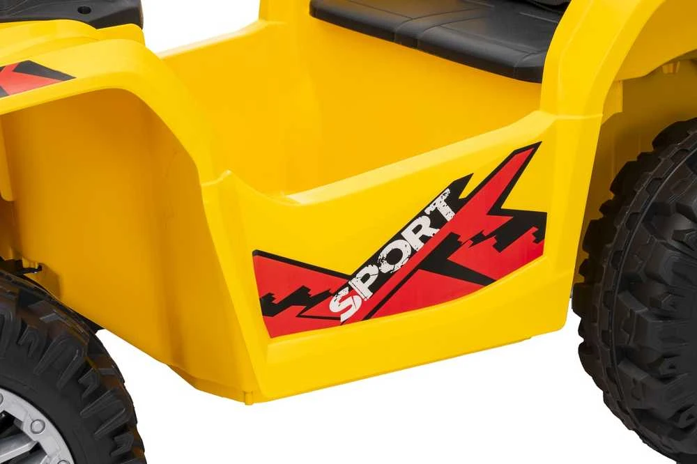 Dvivietis elektrinis keturratis Extreme Sport TX ATV 4x4, Geltona