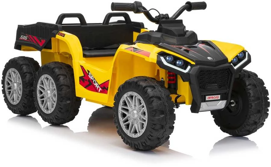 Dvivietis elektrinis keturratis Extreme Sport TX ATV 4x4, Geltona