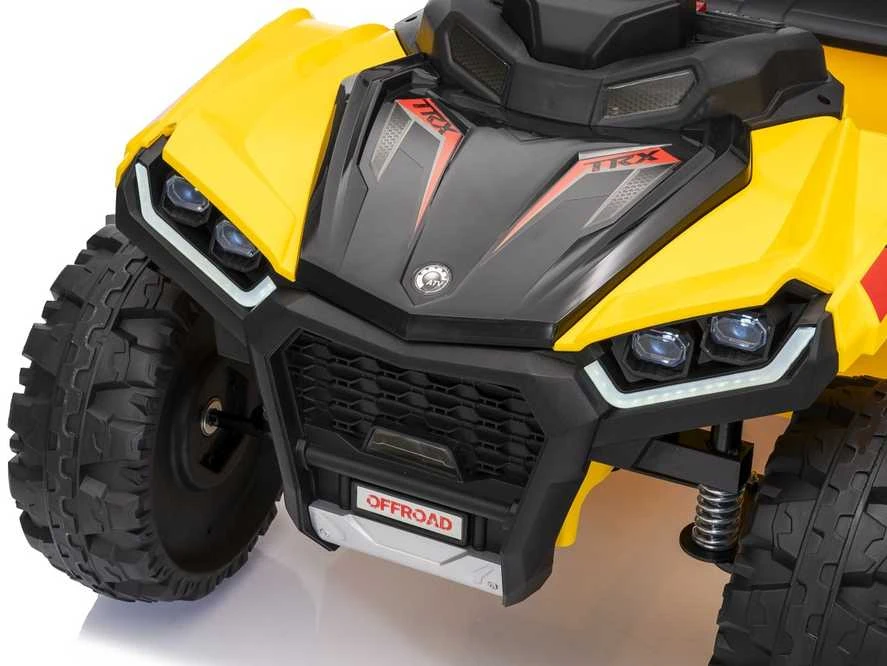Dvivietis elektrinis keturratis Extreme Sport TX ATV 4x4, Geltona