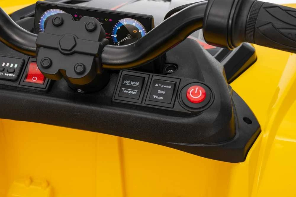 Dvivietis elektrinis keturratis Extreme Sport TX ATV 4x4, Geltona
