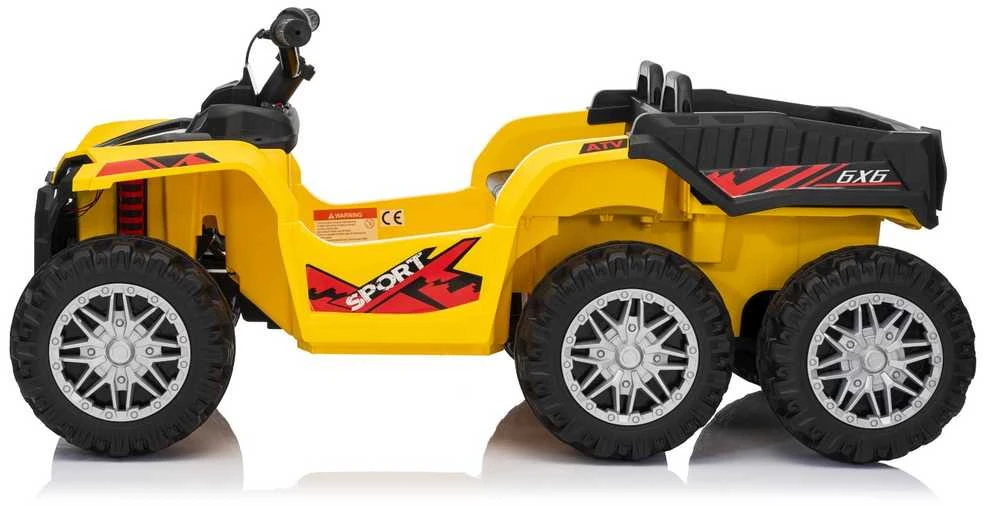 Dvivietis elektrinis keturratis Extreme Sport TX ATV 4x4, Geltona