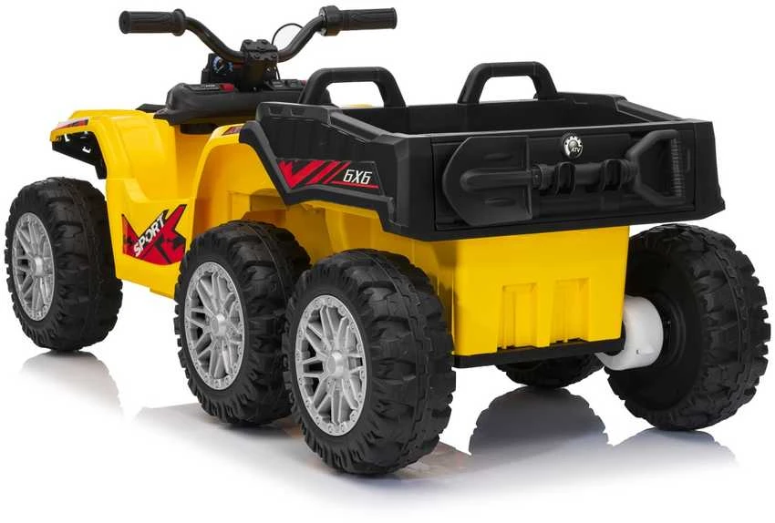 Dvivietis elektrinis keturratis Extreme Sport TX ATV 4x4, Geltona