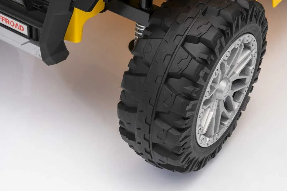 Dvivietis elektrinis keturratis Extreme Sport TX ATV 4x4, Geltona