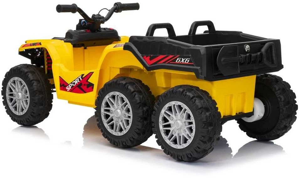 Dvivietis elektrinis keturratis Extreme Sport TX ATV 4x4, Geltona