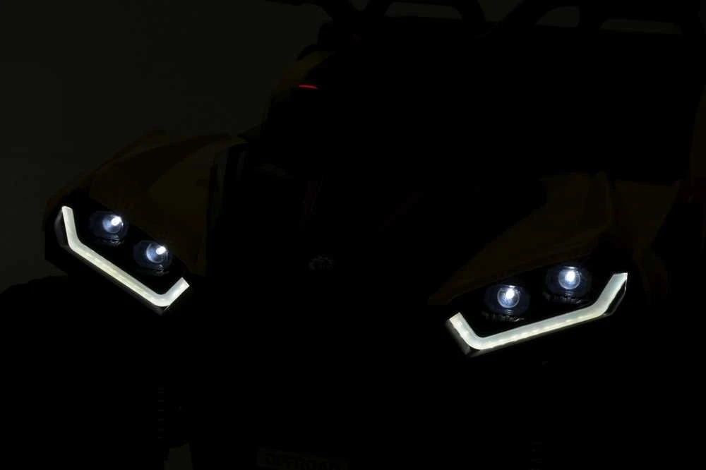Dvivietis elektrinis keturratis Extreme Sport TX ATV 4x4, Geltona