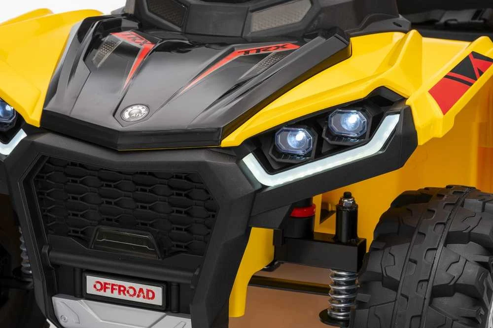 Dvivietis elektrinis keturratis Extreme Sport TX ATV 4x4, Geltona