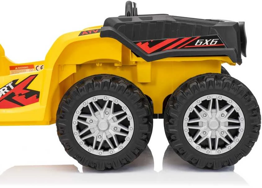 Dvivietis elektrinis keturratis Extreme Sport TX ATV 4x4, Geltona