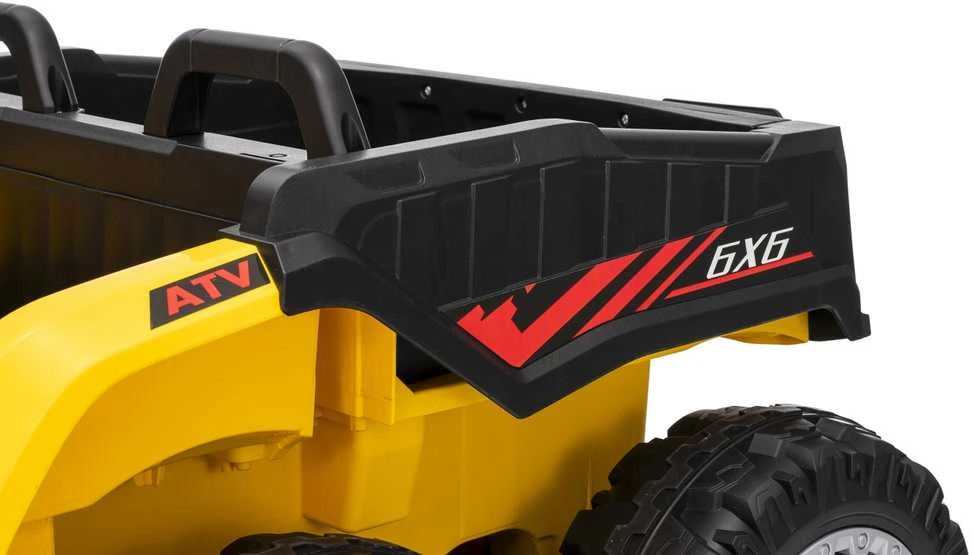 Dvivietis elektrinis keturratis Extreme Sport TX ATV 4x4, Geltona
