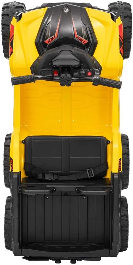Dvivietis elektrinis keturratis Extreme Sport TX ATV 4x4, Geltona