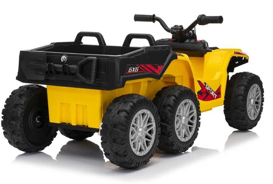 Dvivietis elektrinis keturratis Extreme Sport TX ATV 4x4, Geltona