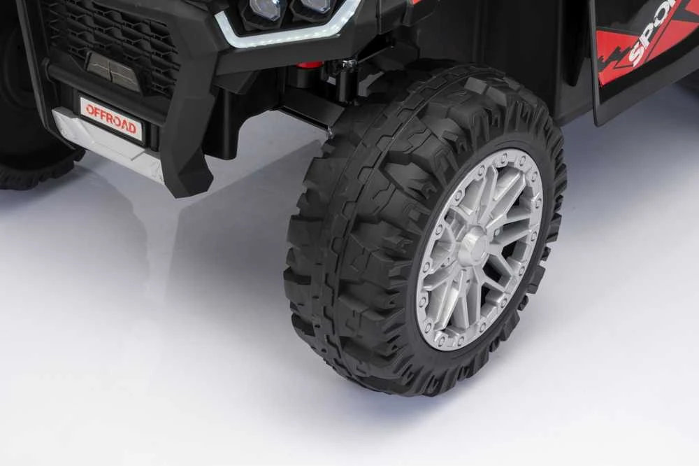 Dvivietis elektrinis keturratis Extreme Sport TX ATV 4x4, Juodas