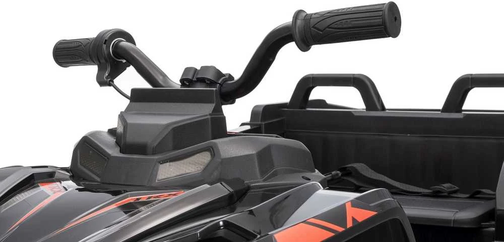 Dvivietis elektrinis keturratis Extreme Sport TX ATV 4x4, Juodas